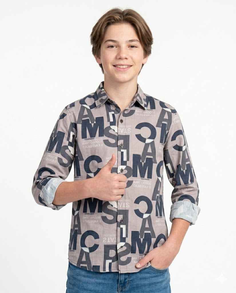 mix letters chemise