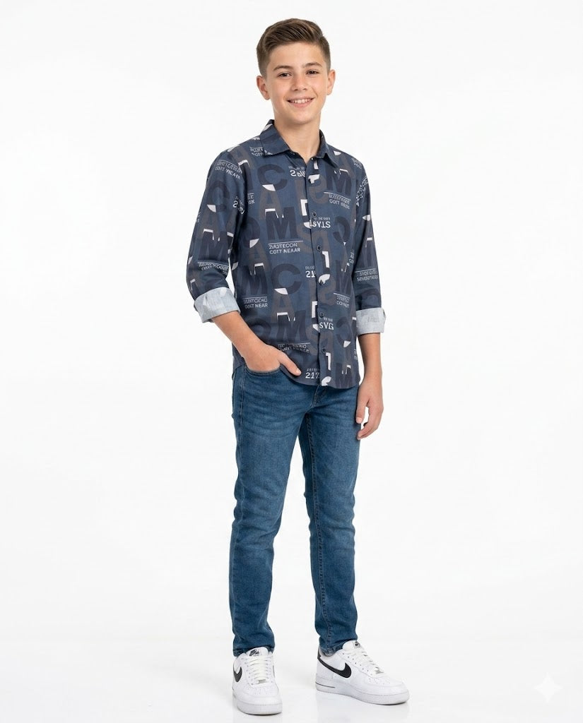 mix letters chemise