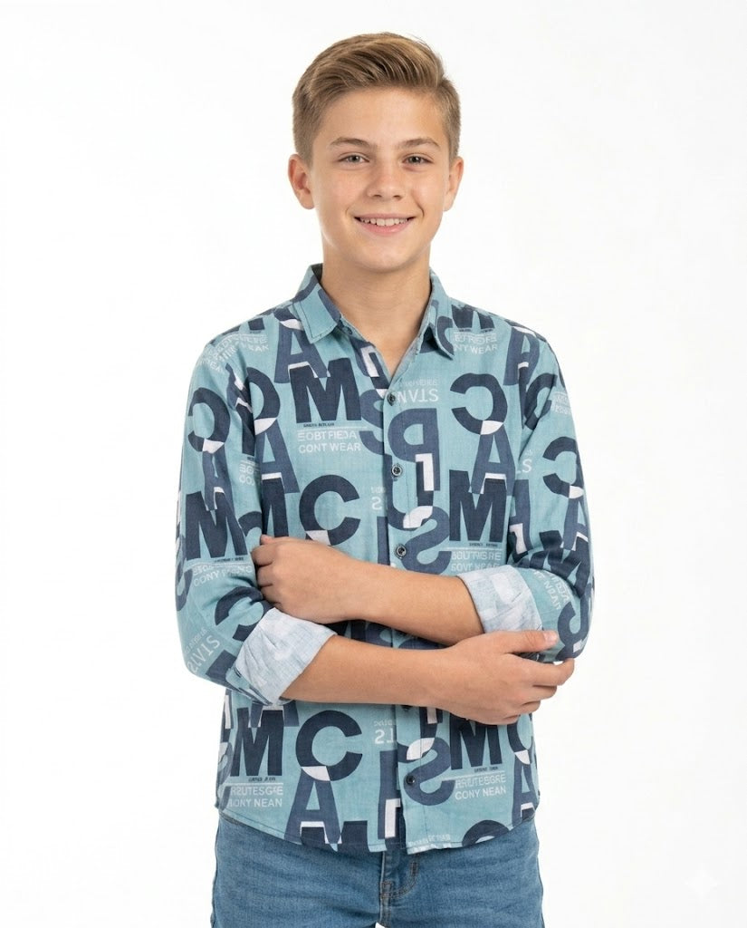 mix letters chemise