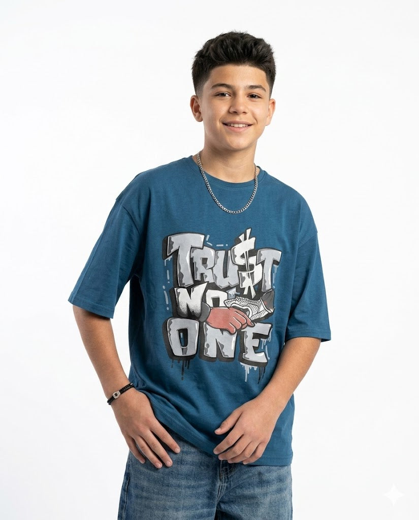 trust no one oversize t shirt
