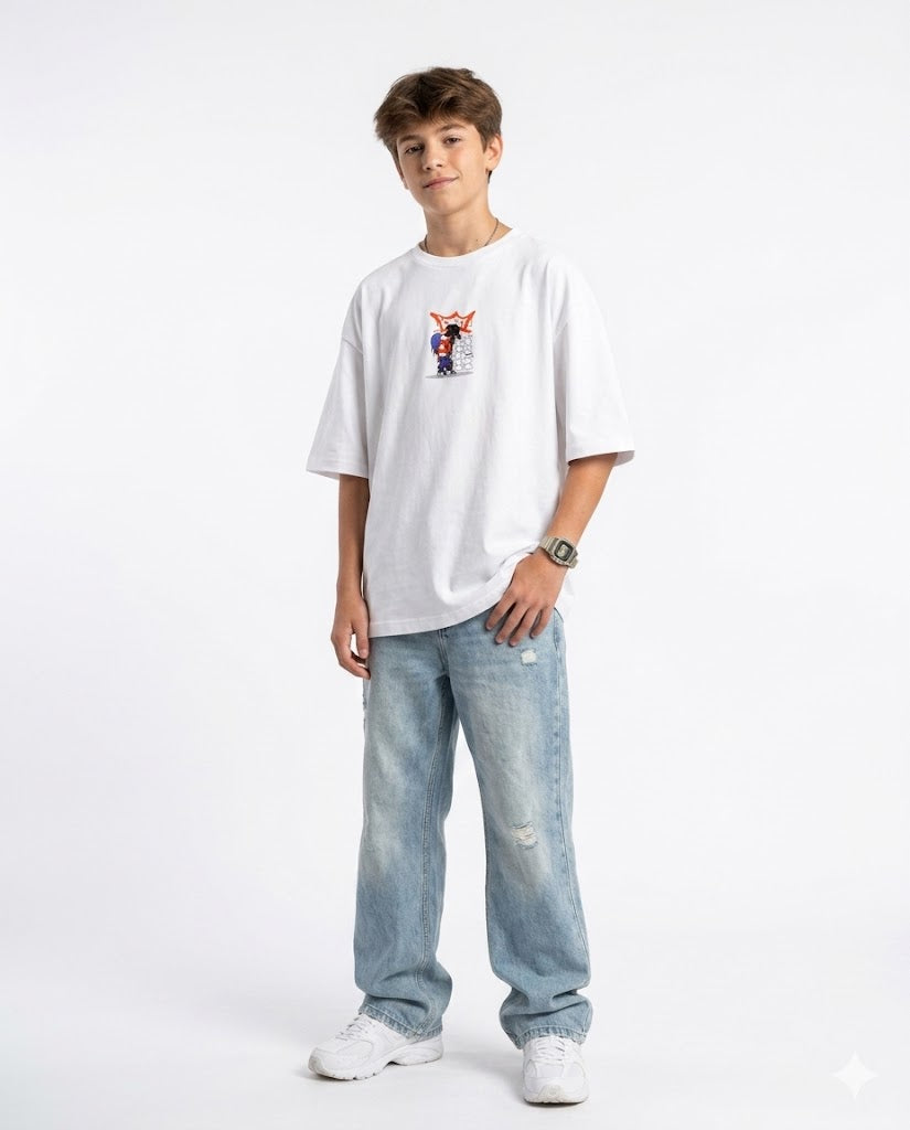 fragile truth oversize t shirt