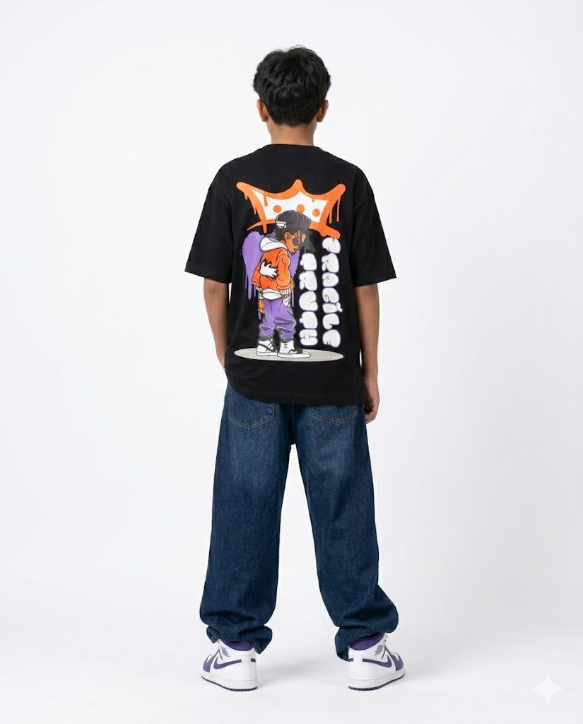 fragile truth oversize t shirt