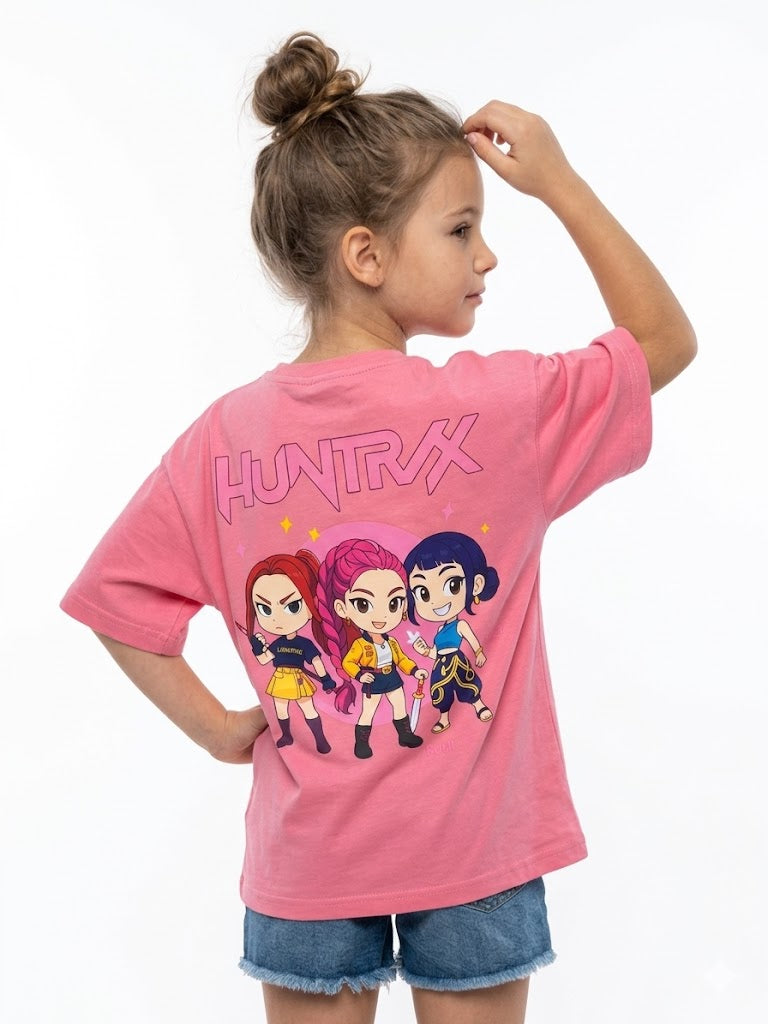 huntrix 3 girls oversize t shirt