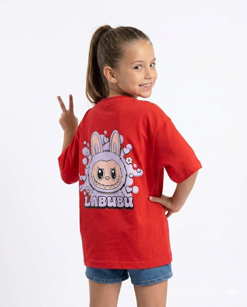 labubu x 2 oversize t shirt
