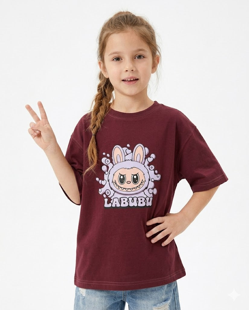 labubu x 2 oversize t shirt