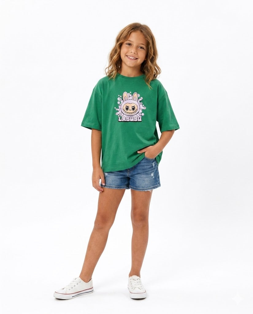 labubu x 2 oversize t shirt