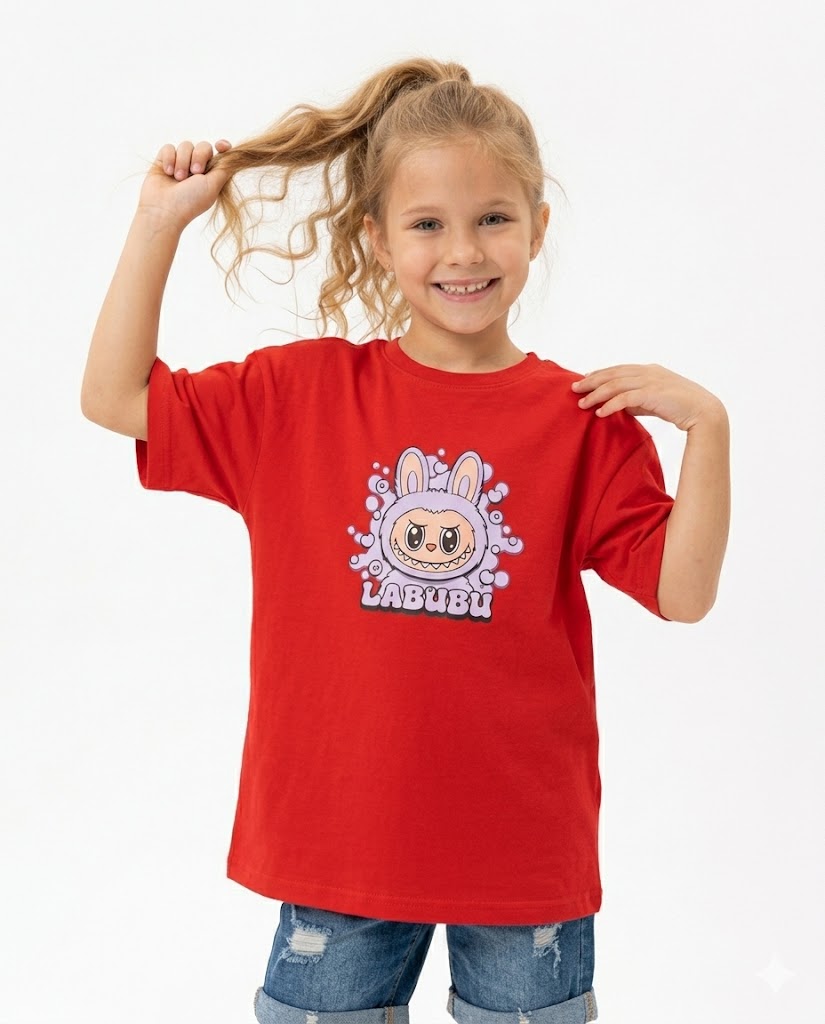labubu x 2 oversize t shirt