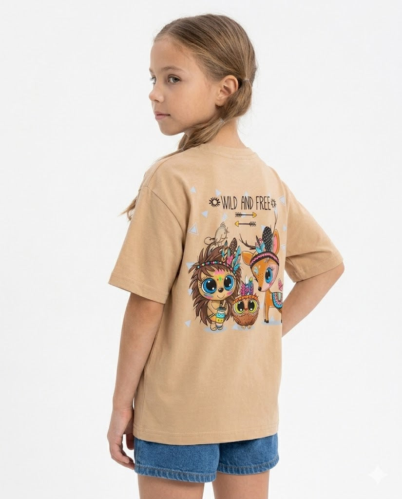 wild and free oversize t shirt