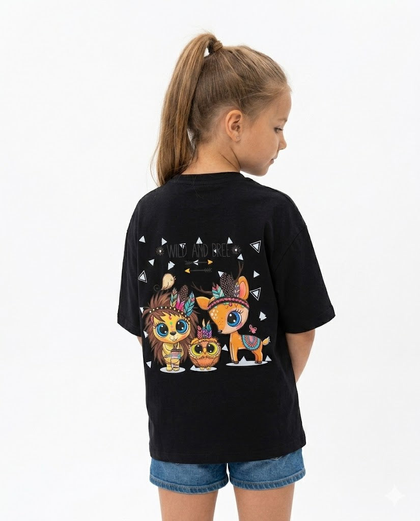 wild and free oversize t shirt