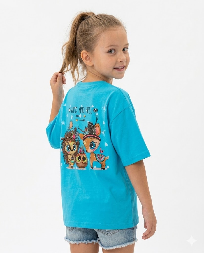 wild and free oversize t shirt
