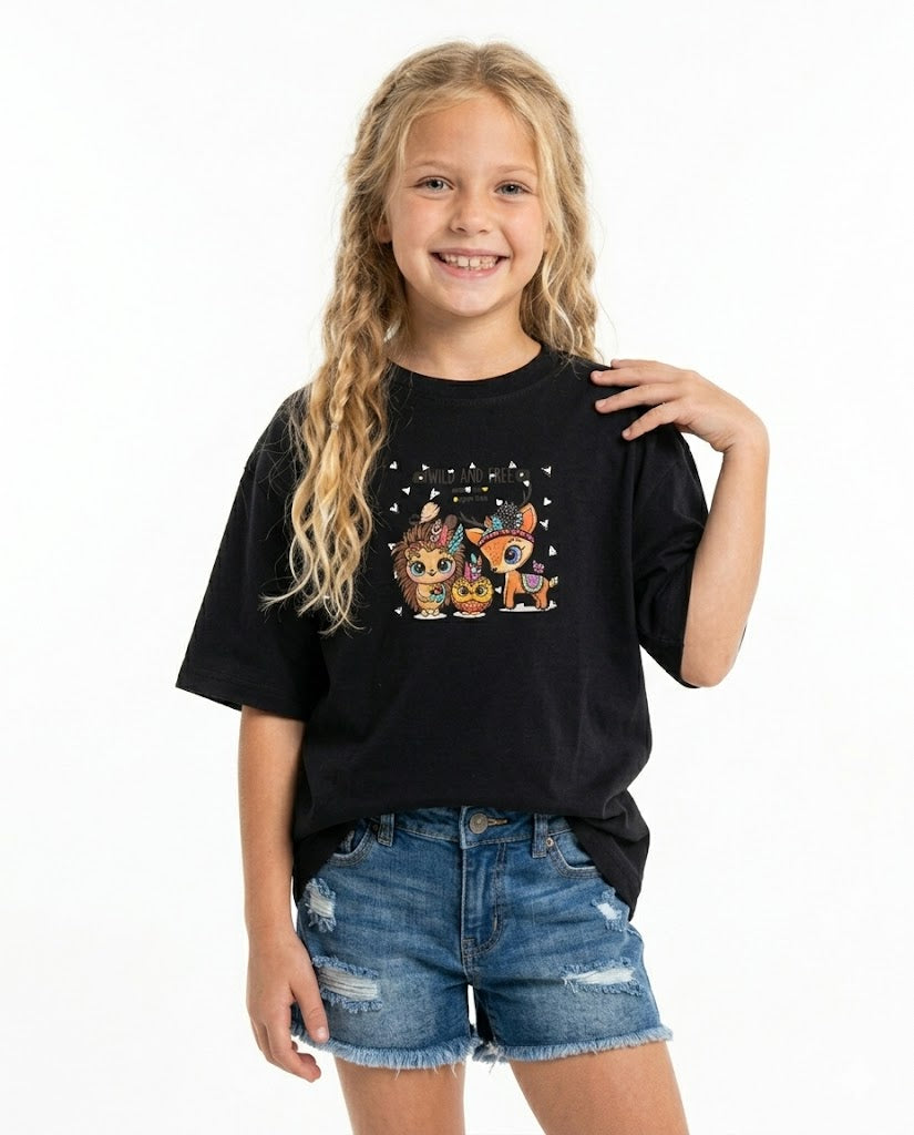 wild and free oversize t shirt