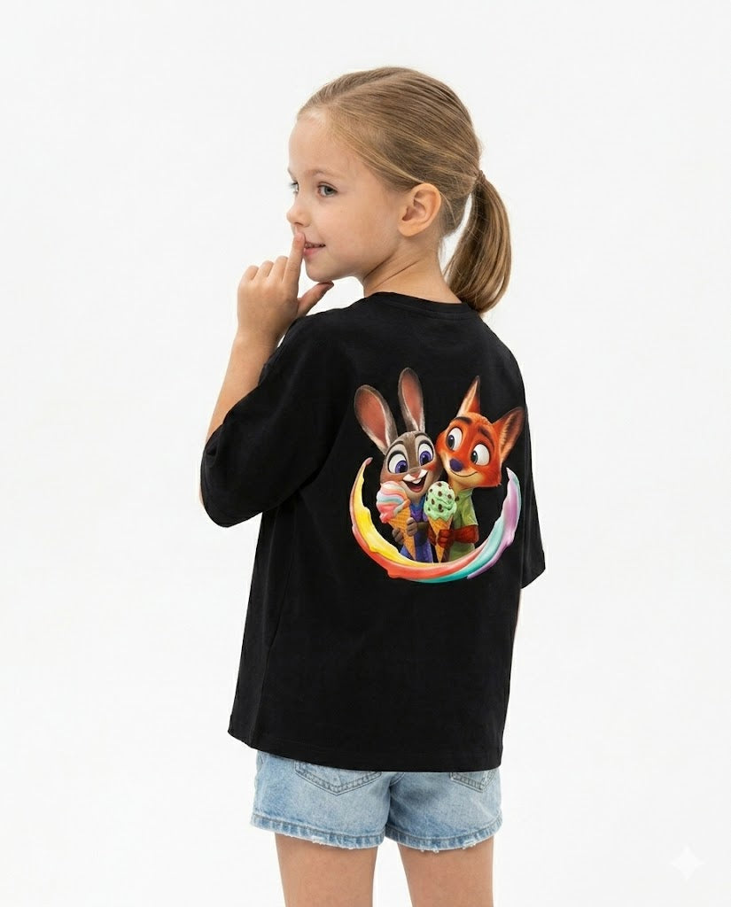 rabbits x ice-cream oversize t shirt