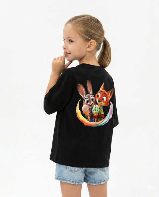 rabbits x ice-cream oversize t shirt