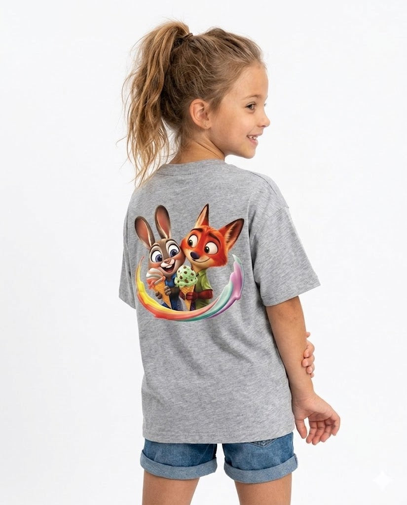 rabbits x ice-cream oversize t shirt