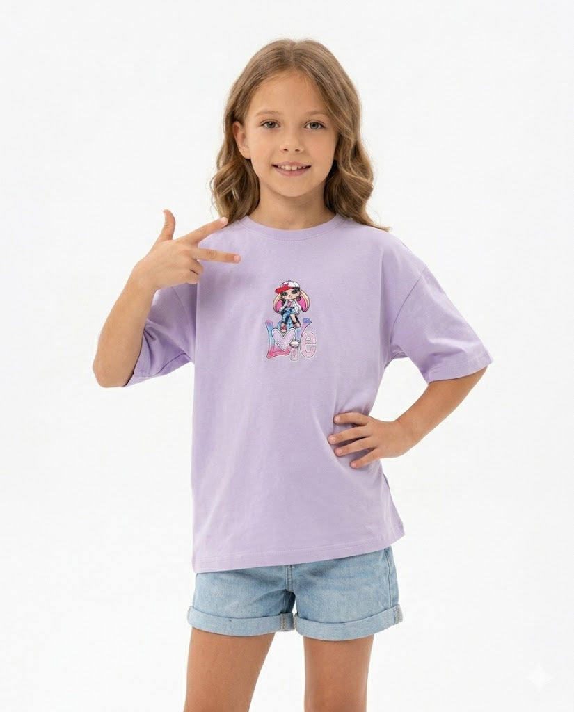 rabbit x love oversize t shirt