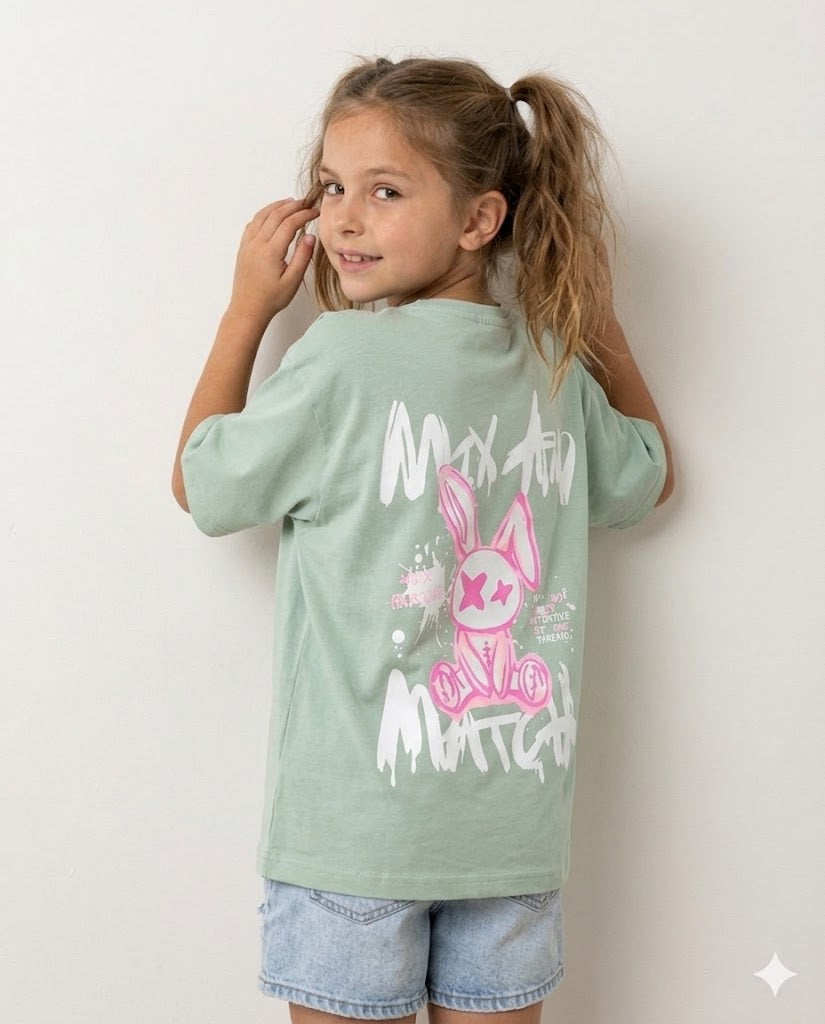 crazy rabbit oversize t shirt