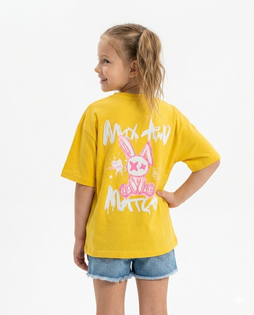 crazy rabbit oversize t shirt