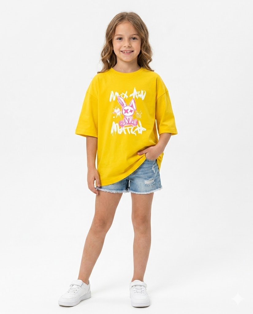 crazy rabbit oversize t shirt