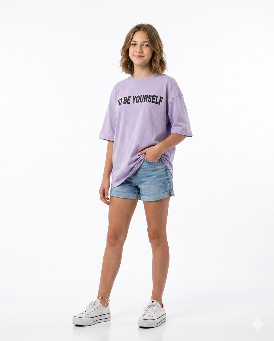 to be yourself oversize t shirt