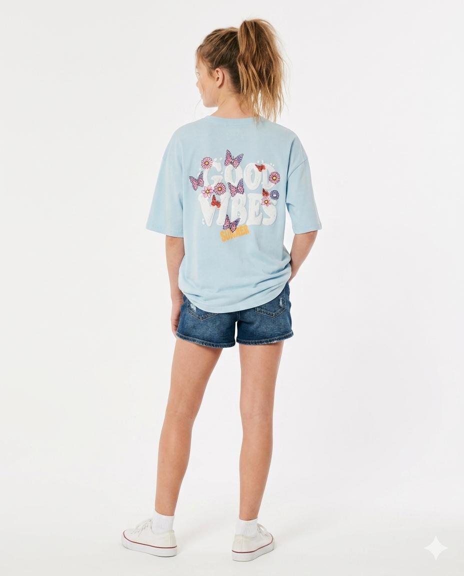 good vibes oversize t shirt