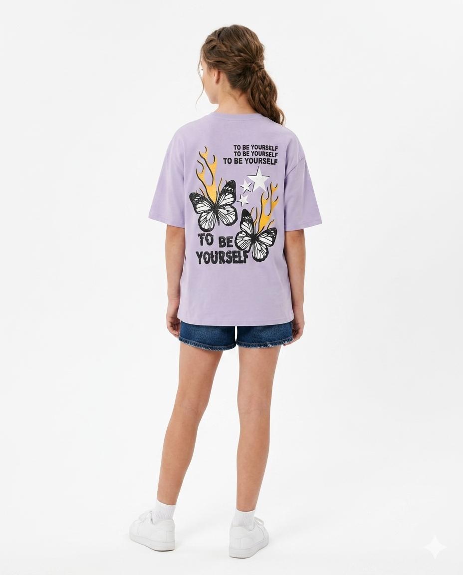 to be yourself oversize t shirt