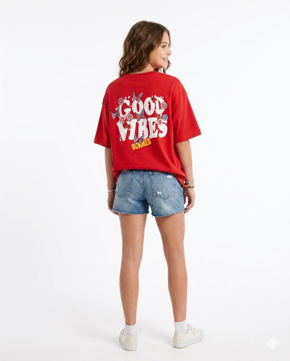 good vibes oversize t shirt